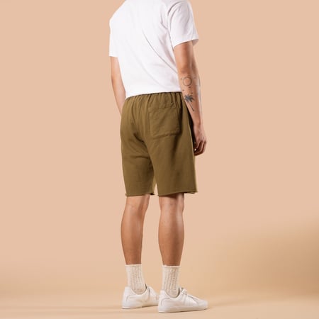Sweat Short Pants Khaki