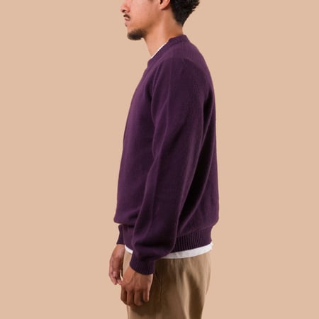 NITTO KNITWEAR X FLANEURS Pull Bedros Geelongora emperor de profil