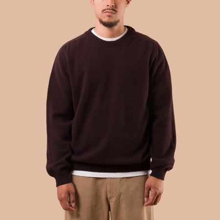 NITTO KNITWEAR X FLANEURS / Bedros Geelongora Sweater Ebony