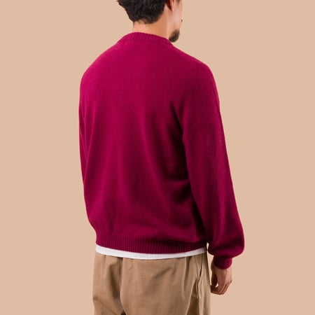 NITTO KNITWEAR X FLANEURS Pull Bedros Geelongora hibiscus de dos