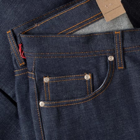 vignette flaneurs NAKED & FAMOUS Dirty Fade Selvedge coin pocket