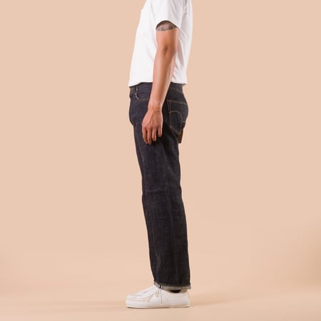270-LS13.5 13.5oz Long Slab Denim Just Right Straight