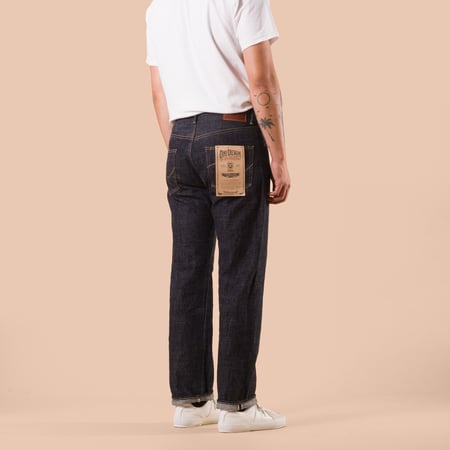 270-LS13.5 13.5oz Long Slab Denim Just Right Straight