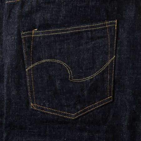 270-LS13.5 13.5oz Long Slab Denim Just Right Straight