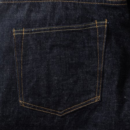 822-LS13.5 13.5oz Long Slab Denim Super Wide Tapered