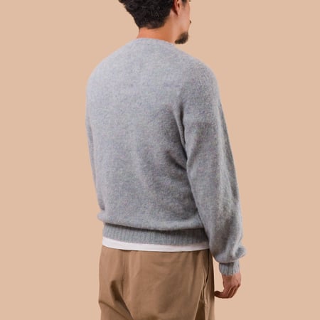 flaneurs pull HARLEY OF SCOTLAND Shaggy Crew Neck back