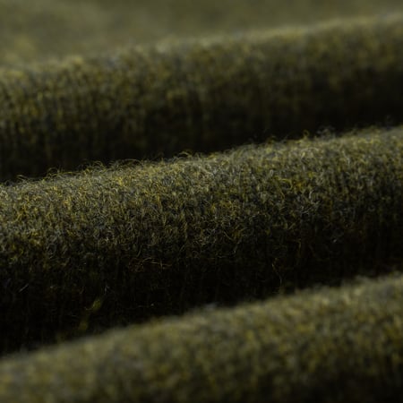 detail HARLEY OF SCOTLAND  Eton Supersoft Wool 3 Button Polo Neck Scots Pine (1)