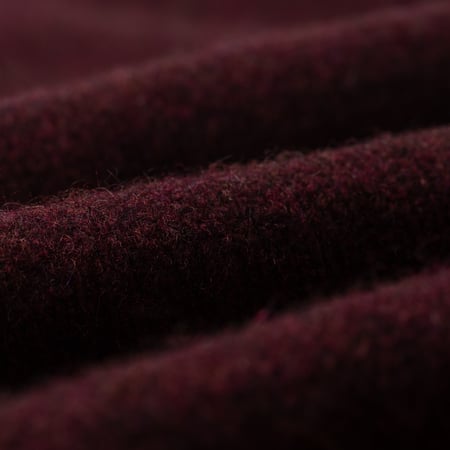 detail HARLEY OF SCOTLAND  Eton Supersoft Wool 3 Button Polo Neck Beetroot (1)