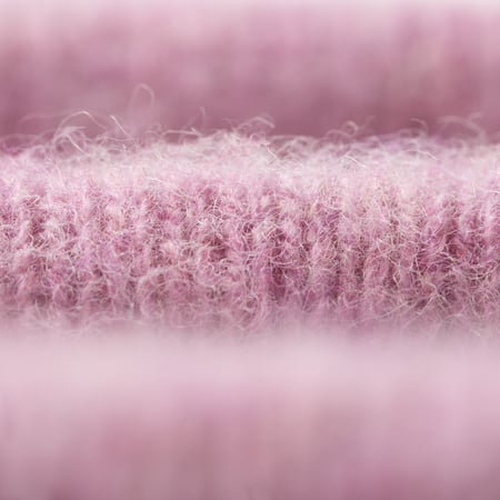 Shaggy Crew Neck Sweater Pink Lavender