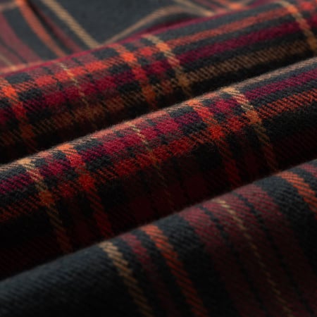 Image flâneurs PORTUGUESE FLANNEL / Bravio Shirt détail matière