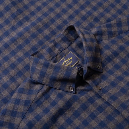 Image flâneurs PORTUGUESE FLANNEL / Aquila Shirt détail matière