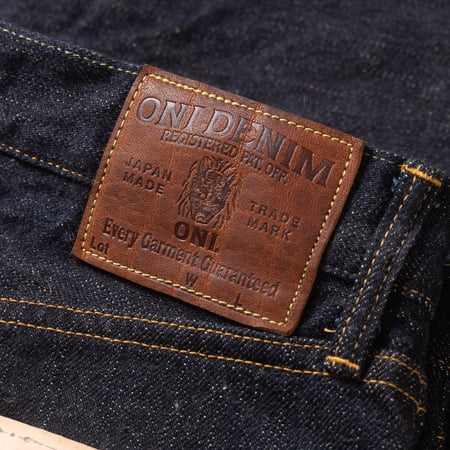 Image flâneurs jeans ONI DENIM / 288-GC15 15oz Greencast Denim Regular Straight détail 1