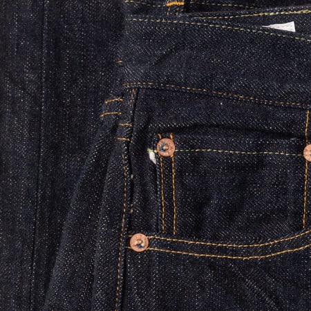 Image flâneurs ONI DENIM / 622-GC15 15oz Greencast Denim Relaxed Tapered détail 3