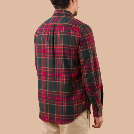 image flaneurs Portuguese Flannel Bravio Shirt de dos