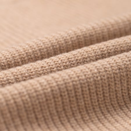 image flâneurs FRIZMWORKS / Wool Deck Zip Up Cardigan  Oatmeal détail matière