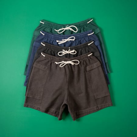 image porté back flaneurs XX DEVELOPMENT SURE MFG Super Tuck River Shorts brown