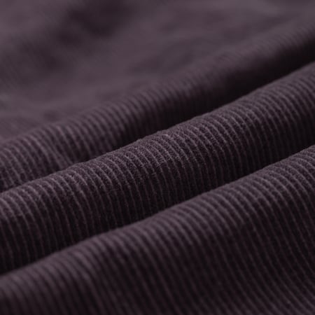 Image flâneurs FRIZMWORKS / Pigment 8W Corduroy Shirt Charcoal détail matière