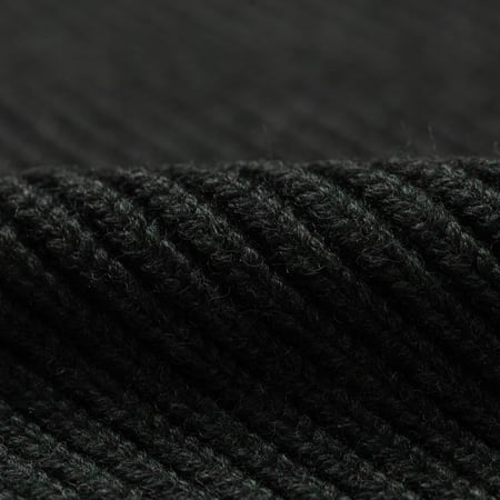 Image flâneurs NITTO KNITWEAR / Bonnet Ara Vert Forêt détail matière
