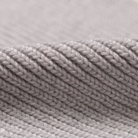 Image flâneurs NITTO KNITWEAR / Bonnet Ara Gris Clair détail matière