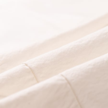 Image Flâneurs NIGEL CABOURN / British Officers Shirt White détail matière