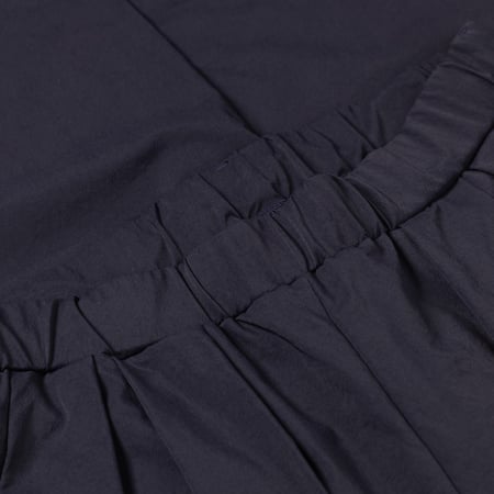 Gather Baggy Pants Dark Navy