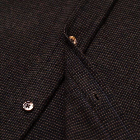 flaneurs Portuguese Flannel Sounds Shirt Brown details (2)