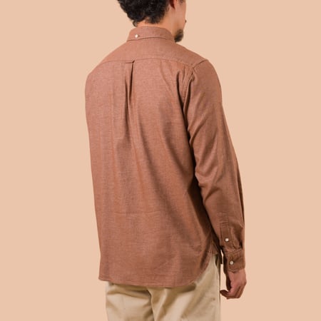B.D. Flannel Solid Brown