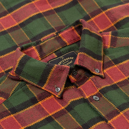 details flaneurs Portuguese Flannel Argila Shirt (3)