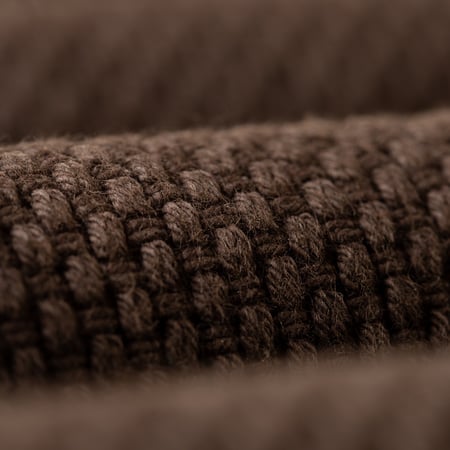 1914 17oz Amami Oshima Mud-Dyed Sashiko Dark Brown
