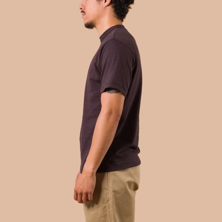 image worn side flaneurs WAREHOUSE & CO.  Lot. 4601 Pocket T-Shirt Sumikuro