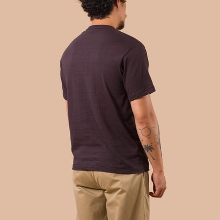 image worn back flaneurs WAREHOUSE & CO.  Lot. 4601 Pocket T-Shirt Sumikuro