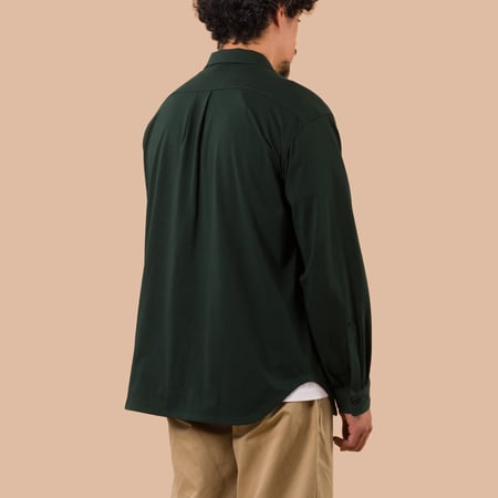 Grace Lead-Off LS Shirt Dark Ivy