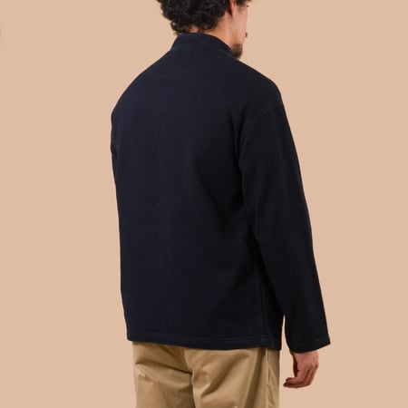 Flaneurs FOB Factory F2468 Sashiko Jacket worn back