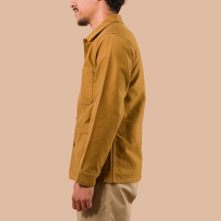 French Moleskin Jacket Beige