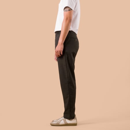Recycled Italian Tweed Military Chino Olive