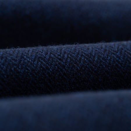 flaneurs details UNIVERSAL WORKS pantalon laine Wool Herringbone Pleated Track Pant Navy (2)