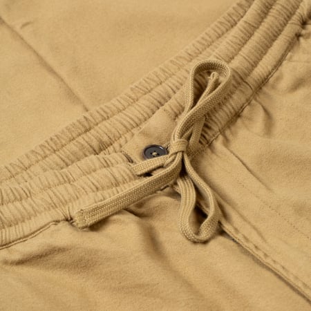 flaneurs worn side UNIVERSAL WORKS Brushed Moleskin Sand (3)