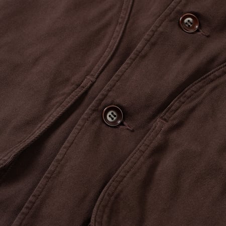 Flaneurs details FOB Factory F2470 Field Jacket Brown (2)