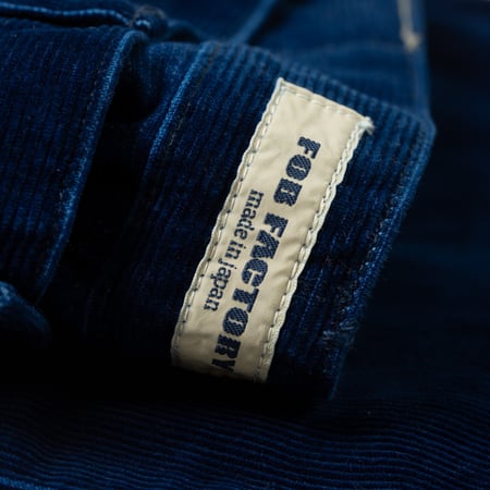 Flaneurs details FOB Factory F1154 Indigo Corduroy (5)