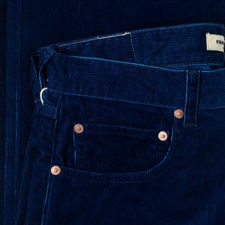 Flaneurs details FOB Factory F1154 Indigo Corduroy (4)