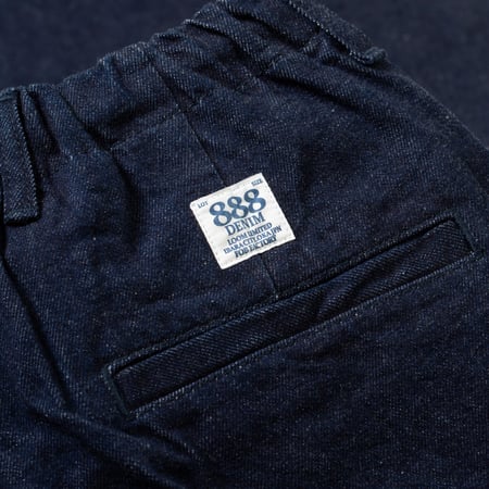 F0508 Denim Track Pants Indigo