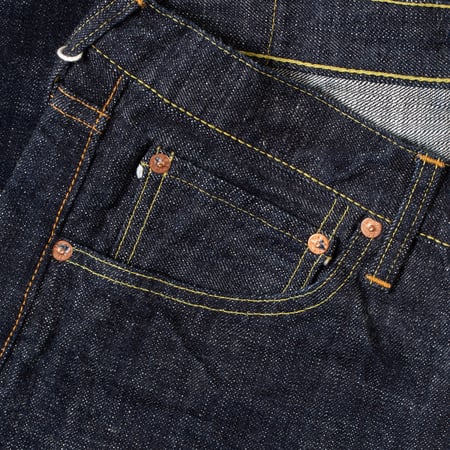 Flaneurs details FOB Factory F147 Tight Straight 14oz G3 Selvedge Denim (4)