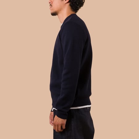 Youri Round Neck Sweater Navy