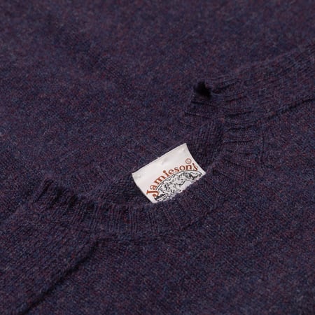 Crewneck Saddle Shoulder Sweater Dusk