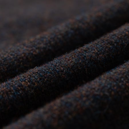 Image Flâneurs JAMIESON'S / Crewneck Saddle Shoulder Sweater Rosewood détail matière