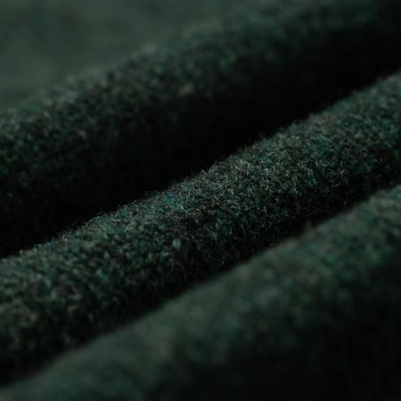 Image Flâneurs JAMIESON'S / Crewneck Saddle Shoulder Sweater Conifer détail matière