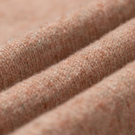 Image Flâneurs JAMIESON'S / Crewneck Saddle Shoulder Sweater Oyster détail matière