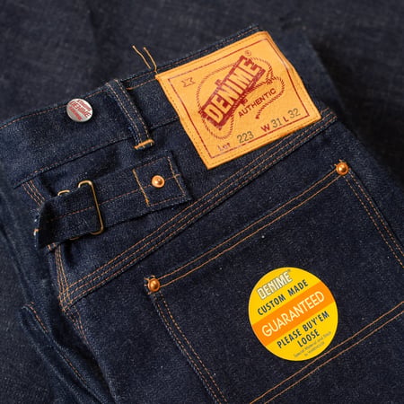 detail flaneurs DENIME Lot 223 Painter Pants Indigo (5)