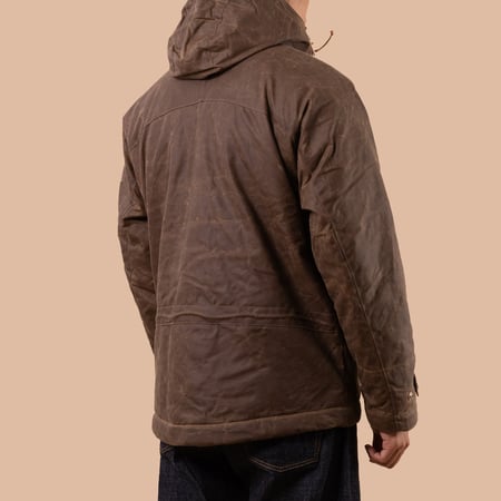 Image flâneurs MANIFATTURA CECCARELLI / Mountain Jacket Dark Tan dos