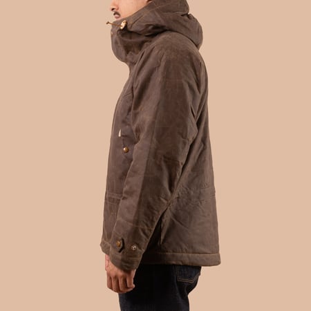 Image flâneurs MANIFATTURA CECCARELLI / Mountain Jacket Dark Tan profil